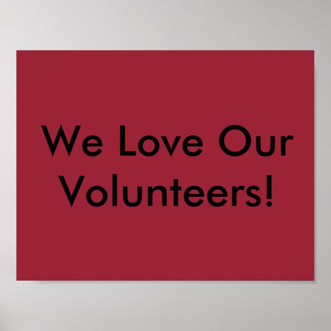 Poster Correspondance de l'affiche du bénévole (Devant)