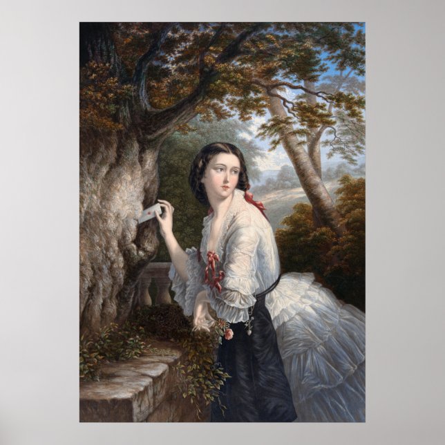 Poster Corresponde secrète : Note de fille à l'amour inte (Devant)