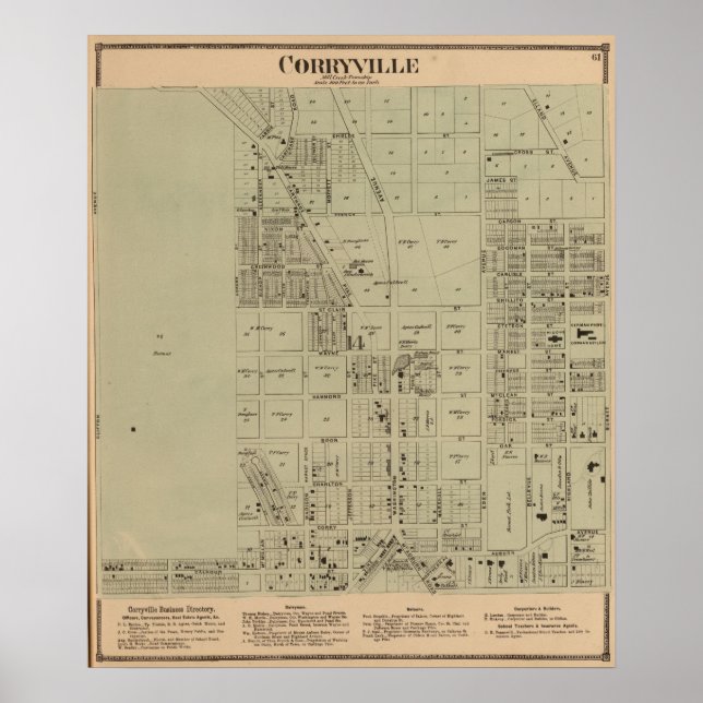 Poster Corryville, Ohio (Devant)