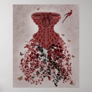 Poster Corset de région boisée