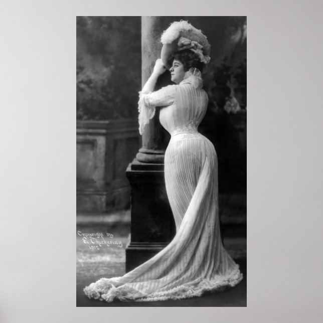 POSTER CORSETED WOMAN 1902 (Devant)