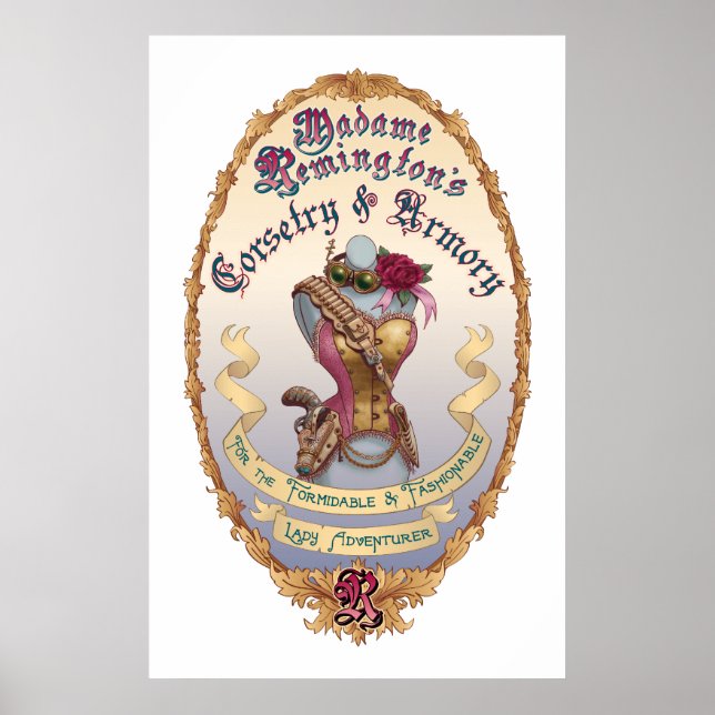Poster Corsetry & Armory de Madame Remington (Devant)