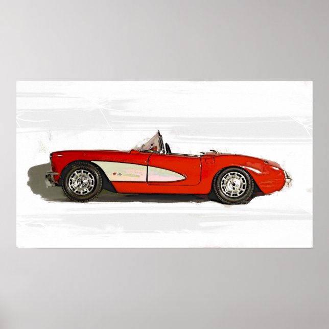 Poster Corvette (Devant)