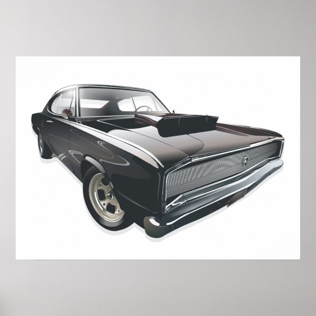 Poster Corvette (Devant)