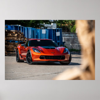Poster Corvette C7 Z06