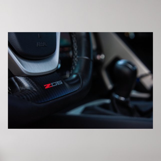 Poster Corvette C7 Z06 (Devant)