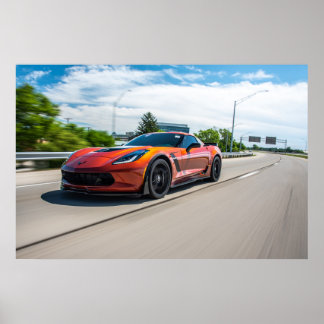 Poster Corvette C7 Z06