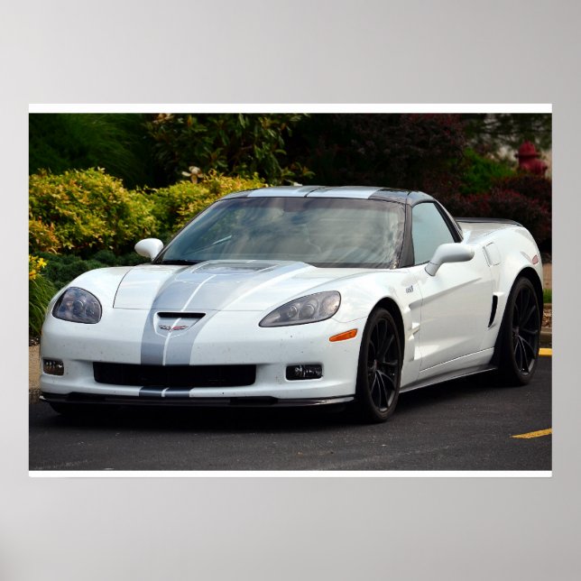 Poster Corvette ZR1 C6 2013 60e anniversaire (Devant)