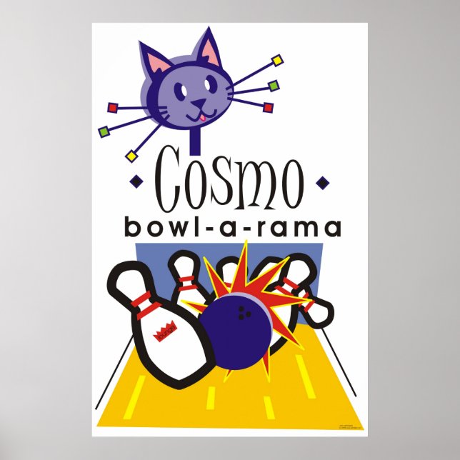 Poster Cosmo bowl-a-rama (Devant)