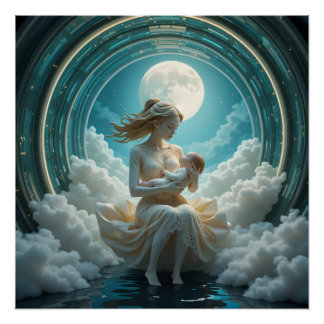 Poster Cosmos maternels de rêve