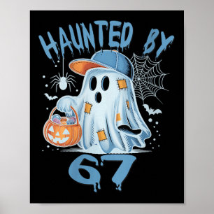 Poster Cosplay Halloween Femme Hantée 6 7 Six Sept 67 Mèm