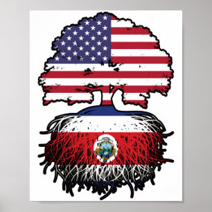 Poster Costa Rica Costa Rica Costa Rica Amérique États-Un
