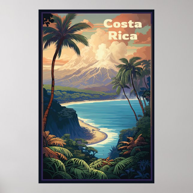 Poster Costa Rica, Voyage (Devant)