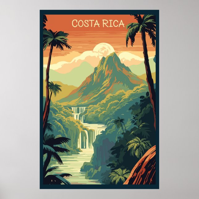 Poster Costa Rica, Voyage (Devant)