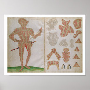 Poster Costume d'armure pour le comte de Cumberland