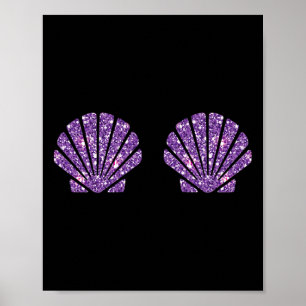 Poster Costume de bar en coquille de mer de sirène Hallow
