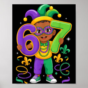 Poster Costume de bouffon enfant Mardi Gras 67 Fête de Ca