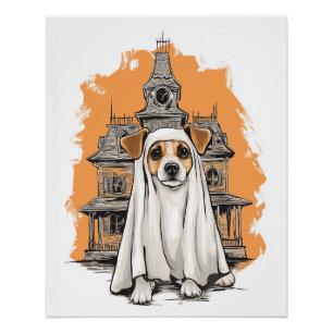 Poster Costume de chien fantôme � Chien effrayant