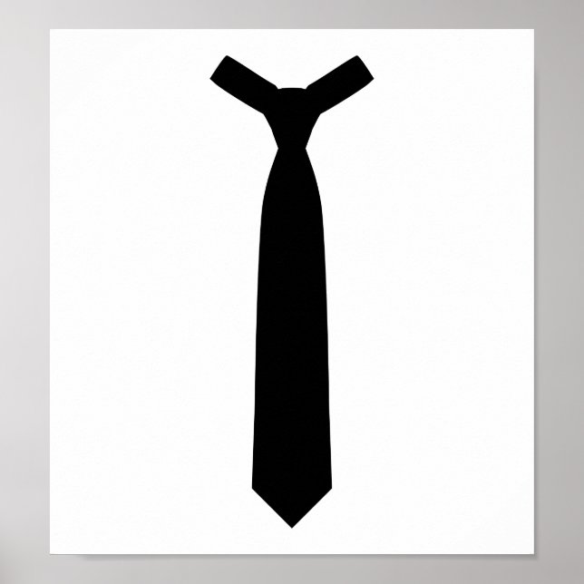 Poster Costume de cravate noire (Devant)