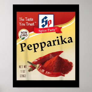 Poster Costume de fronton Paprika Coûts de groupe d'épice