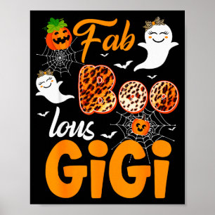 Poster Costume de Halloween Gigi Soky Fabuleux Léopard Bo