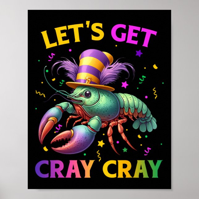 Poster Costume de langouste amusant Enfants Enfants Enfan (Devant)