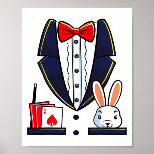 Poster Costume de magicien Halloween Magazine Hommes Femm