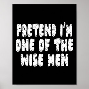 Poster Costume de Noël facile Hommes sages