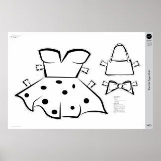 Poster Costume de poupée en papier OG : MOYEN