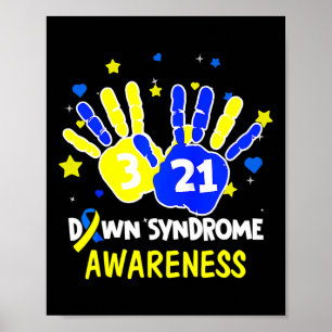 Poster Costume de sensibilisation au syndrome de Down 21 