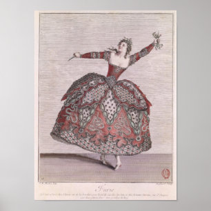 Poster Costume design a Fury in 'Hippolyte et Aricie'