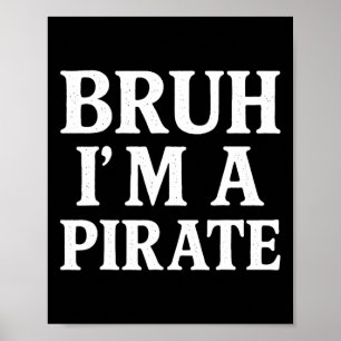 Poster Costume d'Halloween Bruh Lazy Faire semblant d'êtr