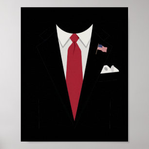 Poster Costume d'Halloween facile de Président américain