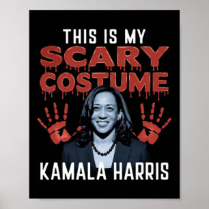 Poster Costume d'Halloween Kamala Harris Funny - 47th Pre