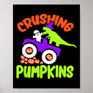 Poster Costume d'Halloween pâle Citrouille