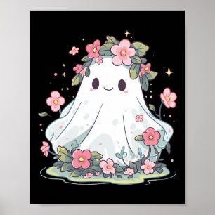 Poster Costume Fleur Fantôme Halloween Femmes Filles Hall