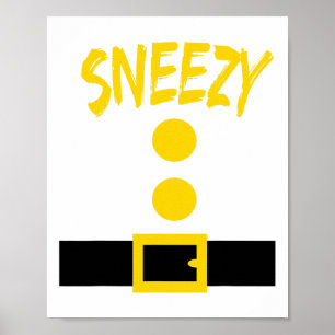 Poster Costume nain - Idée cadeau d'Halloween amusant - é
