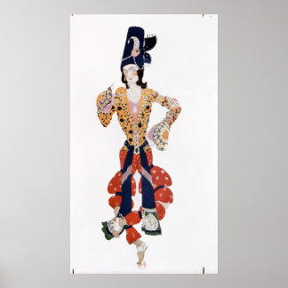 Poster Costume pour Nijinsky dans le ballet