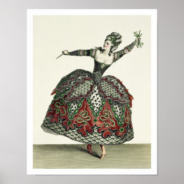 Poster Costume pour une Furie dans 'Iphigenia in Tauris'  (Devant)