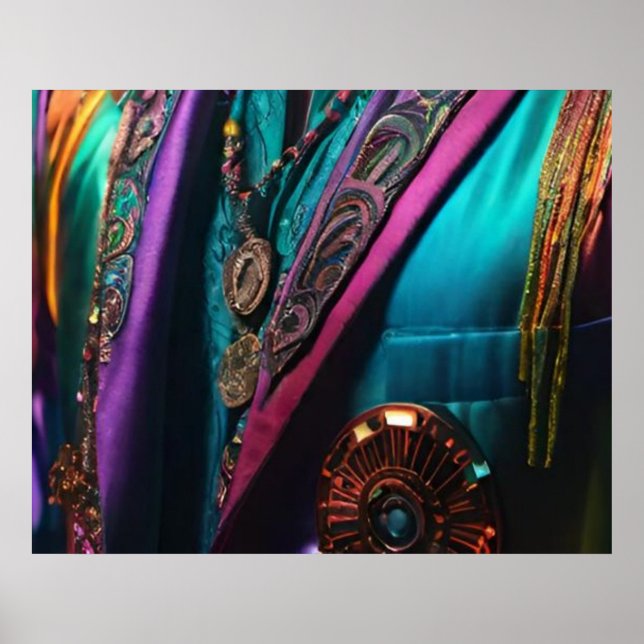 Poster Costume vibrant (Devant)