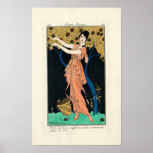 Poster Costumes vintages Parisiens par H Robert Dammy