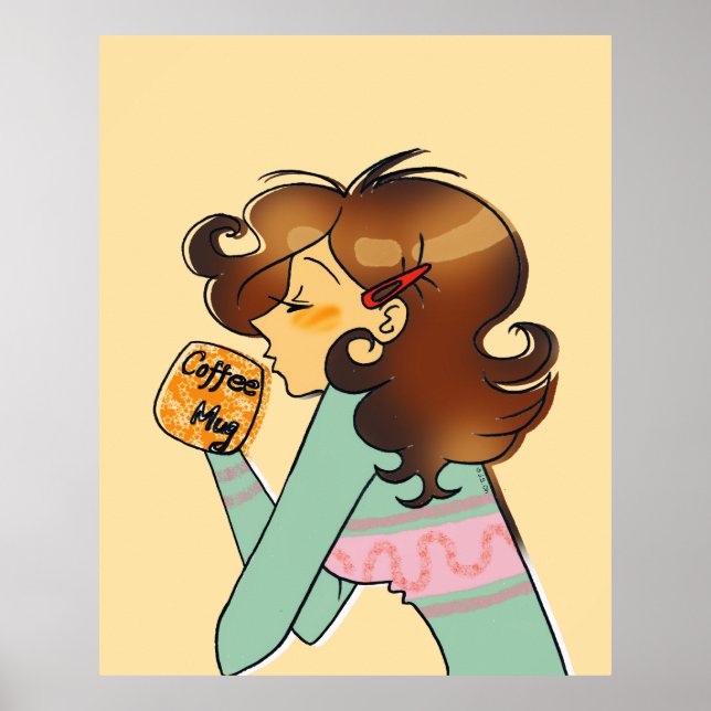 Poster Cosy Morning Coffee Mood Art (Devant)