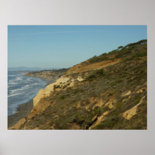 Poster Côte Californie Paysage de voyage Pittoresque