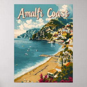 Poster Côte d'Amalfi