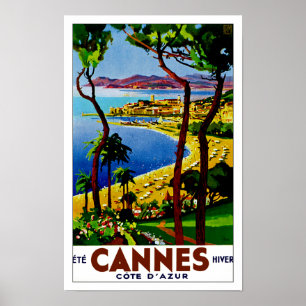 Poster ~ Cote d'Azur de Cannes