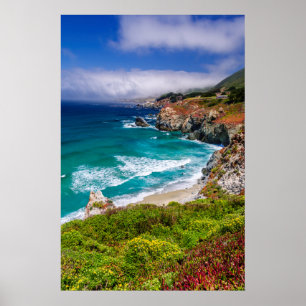 Poster Côte De Big Sur, Californie