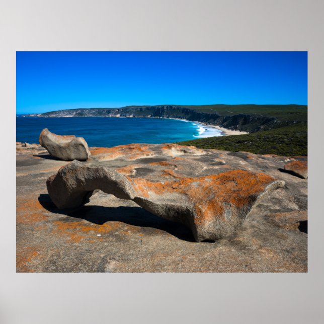 Poster Côte de l'île Fraser Paysage pittoresque Australie (Devant)