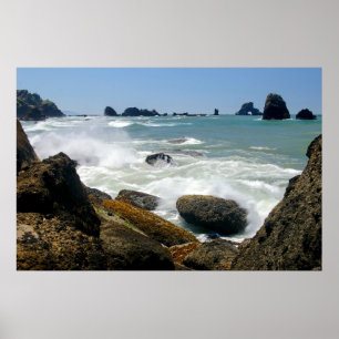 Poster Côte de l'Oregon