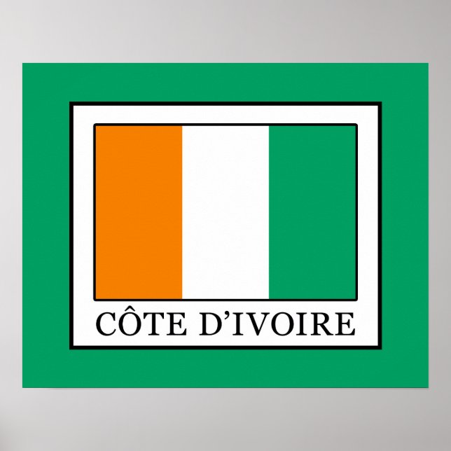 Poster Côte d'Ivoire (Devant)