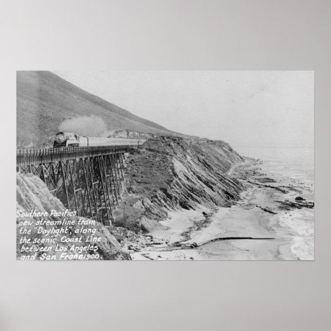 Poster Côte du Pacifique Sud (Devant)